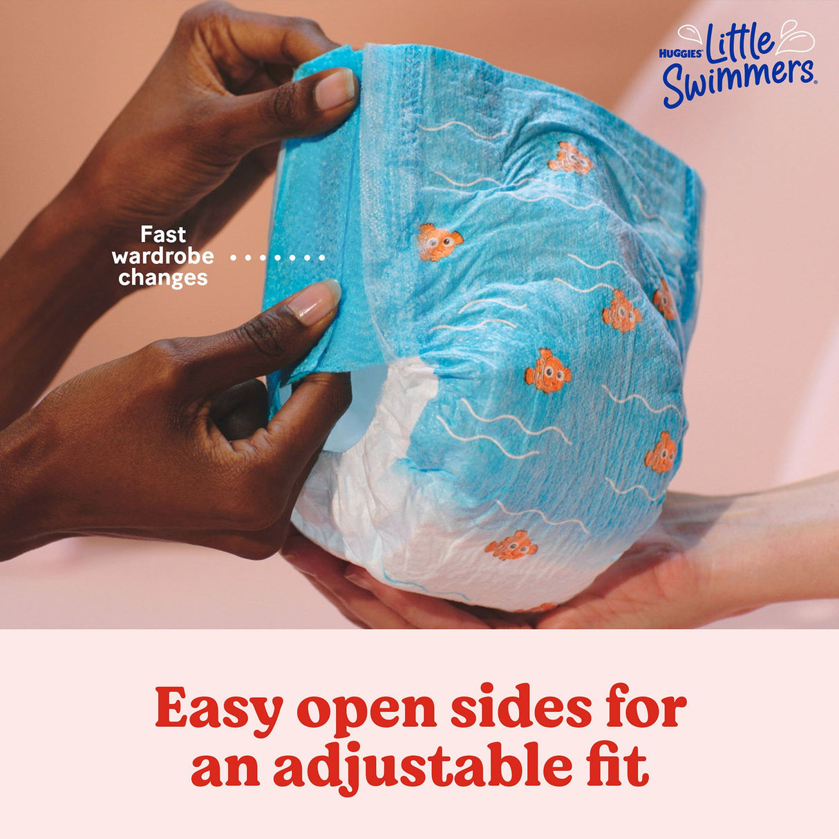 Unisex Baby Swim Diaper Huggies Little Swimmers Size 4 Disposable Heavy Absorbency