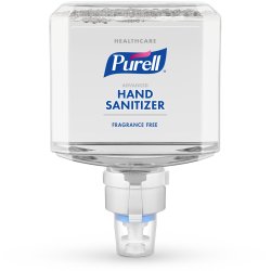 Hand Sanitizer Purell Healthcare Advanced Gentle & Free 1,200 mL Ethyl Alcohol Foaming Dispenser Refill Bottle