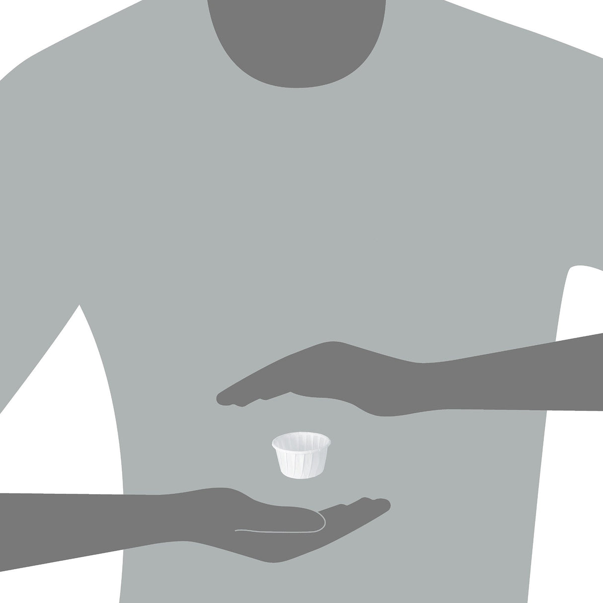 Souffle Cup Solo 1.25 oz. White Paper Disposable