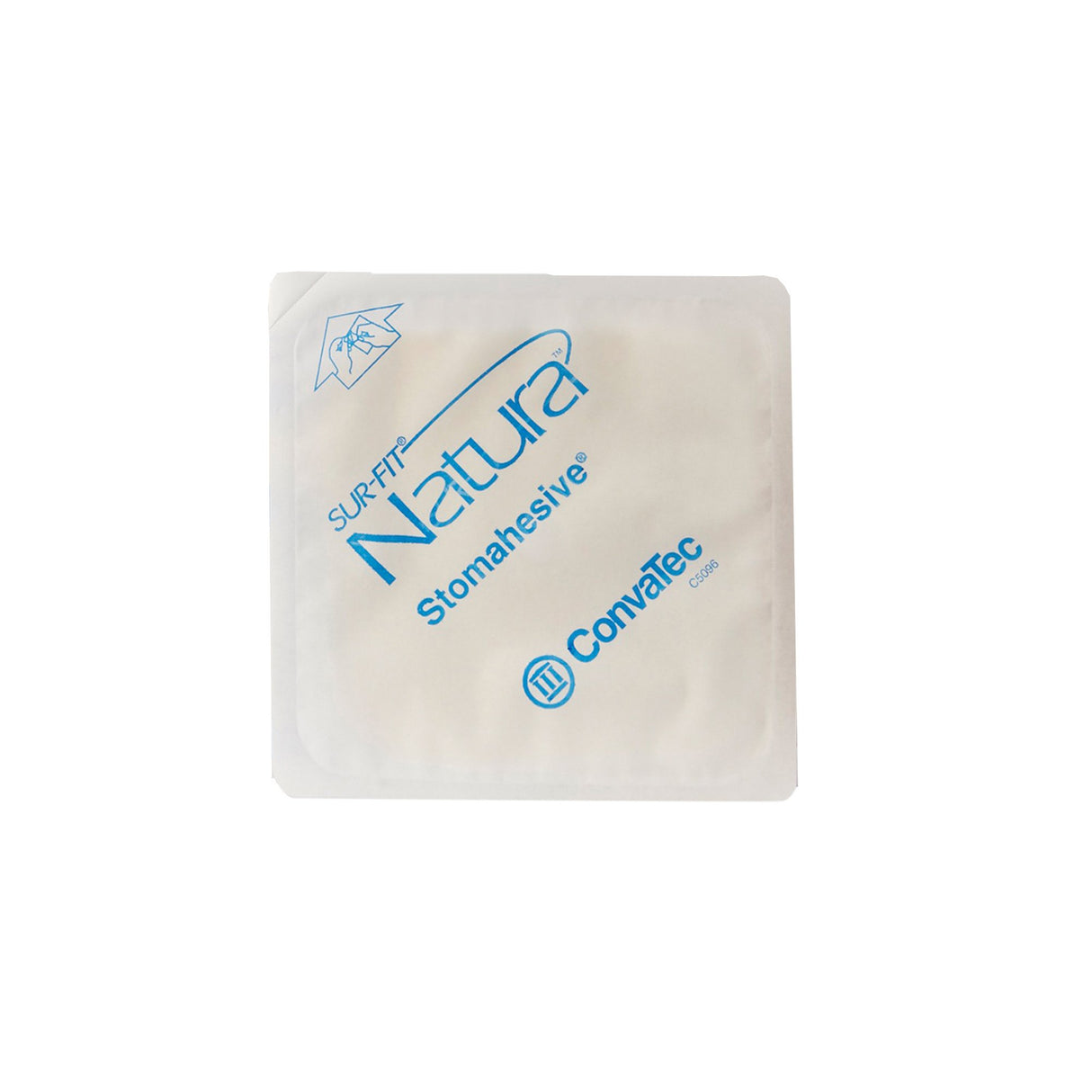 Ostomy Barrier Sur-Fit Natura Trim to Fit, Extended Wear Stomahesive Without Tape Sur-Fit Natura System Hydrocolloid 1 to 1-1/4 Inch Opening 4 X 4 Inch