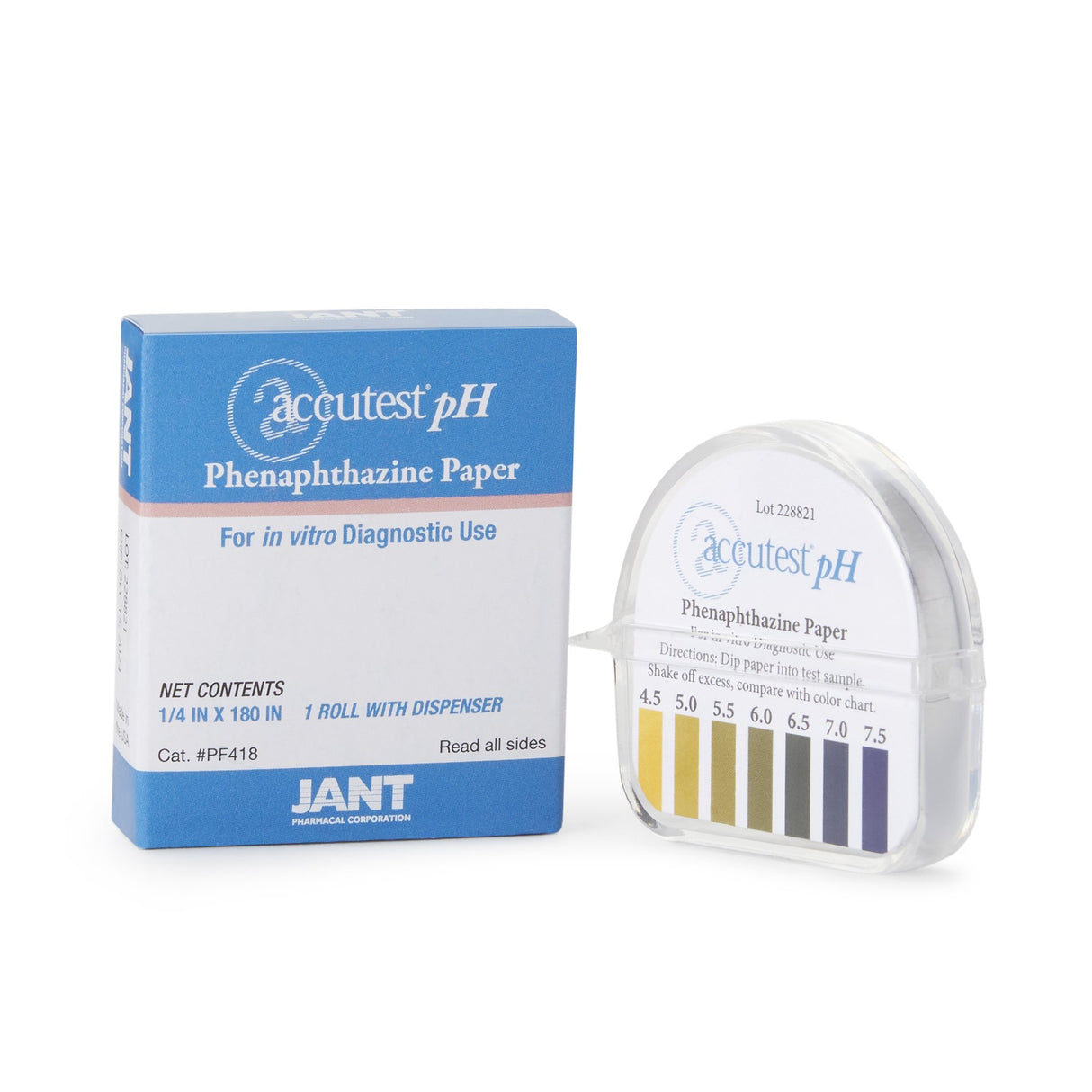 Nitrazine Indicator Paper in Dispenser Accutest 4.5 to 7.5