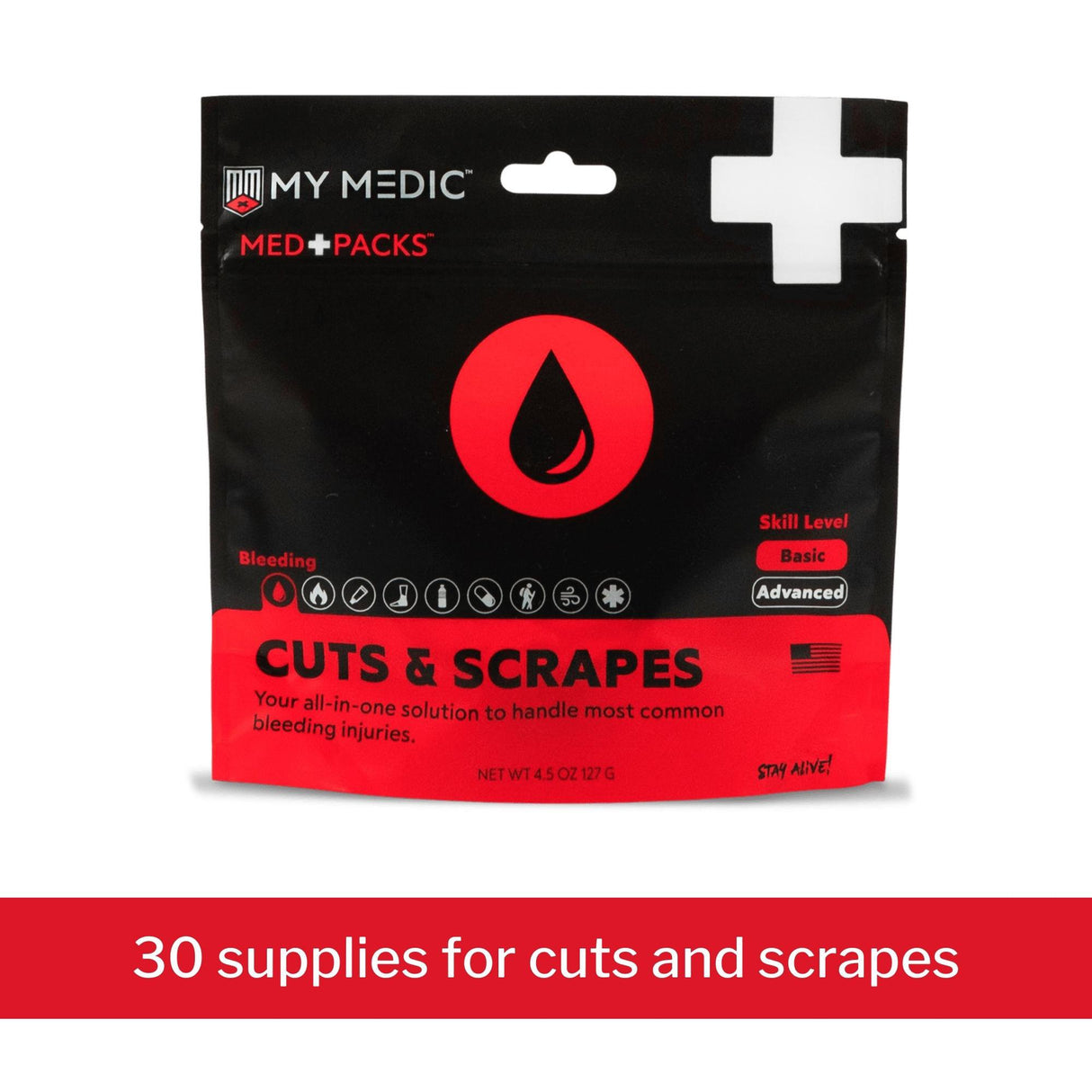 First Aid Kit My Medic MED PACKS Cuts and Scrapes Pouch