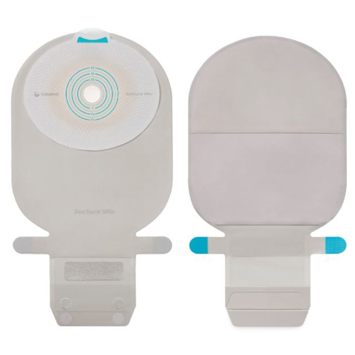 Ostomy Pouch SenSura Mio One-Piece System Mini Length Flat, Trim to Fit 3/8 to 1-3/4 Inch Stoma Drainable