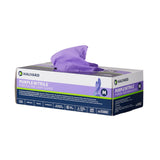 Exam Glove Purple Nitrile Medium NonSterile Nitrile Standard Cuff Length Textured Fingertips Purple Chemo Tested
