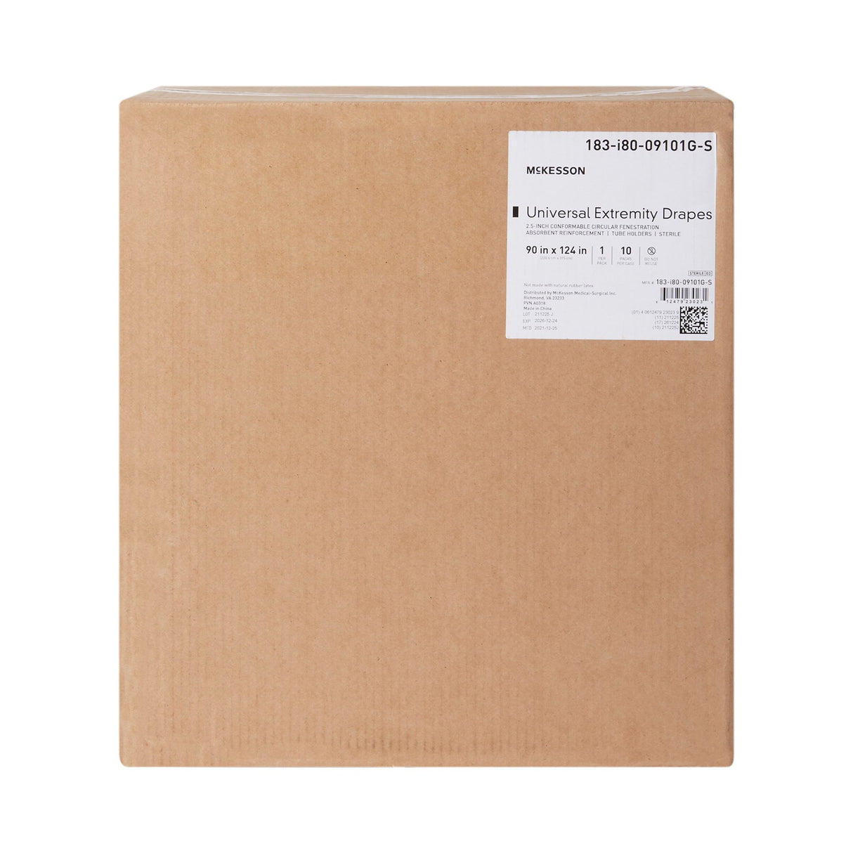 Orthopedic Drape McKesson Universal Extremity Drape 90 W X 124 L Inch Sterile