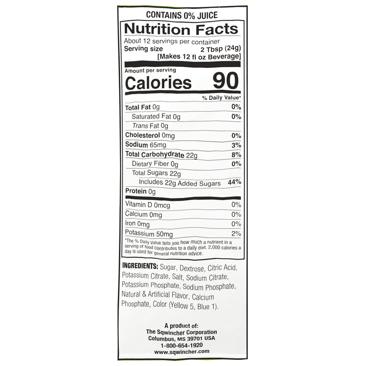 Oral Electrolyte Solution Sqwincher Powder Pack Lemon-Lime Flavor 9.53 oz. Electrolyte