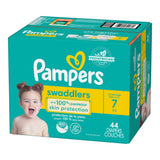 Unisex Baby Diaper Pampers Swaddlers Size 7 Disposable Heavy Absorbency