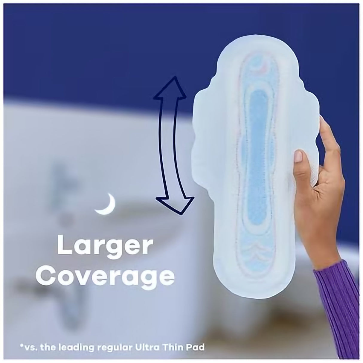 Feminine Pad Always Ultra Thin Overnight / With Wings Heavy Absorbency