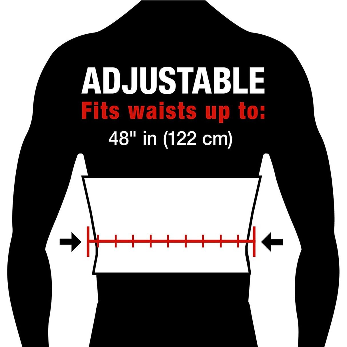 Back Support Ace One Size Fits Most Hook and Loop Closure Up to 48 Inch Waist Circumference Adult