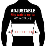 Back Support Ace One Size Fits Most Hook and Loop Closure Up to 48 Inch Waist Circumference Adult