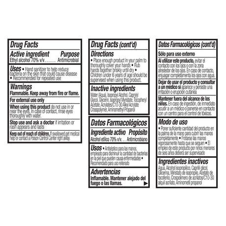 Hand Sanitizer Purell Advanced 1,200 mL Ethyl Alcohol Gel Dispenser Refill Bottle
