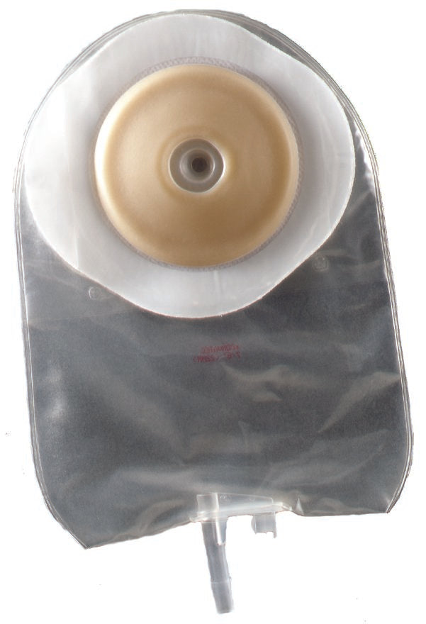 Urostomy Pouch ActiveLife One-Piece System 9 Inch Length Convex, Pre-Cut 7/8 Inch Stoma Drainable