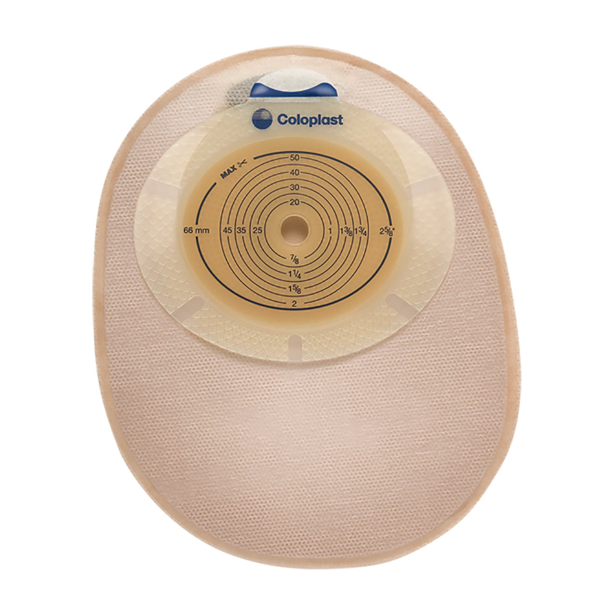 Ostomy Pouch SenSura One-Piece System 8-1/2 Inch Length, Maxi Flat, Trim to Fit 3/8 to 3 Inch Stoma Closed End