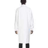 Cleanroom Lab Coat Contec CritiGear White Large Knee Length Microporous Fabric Disposable