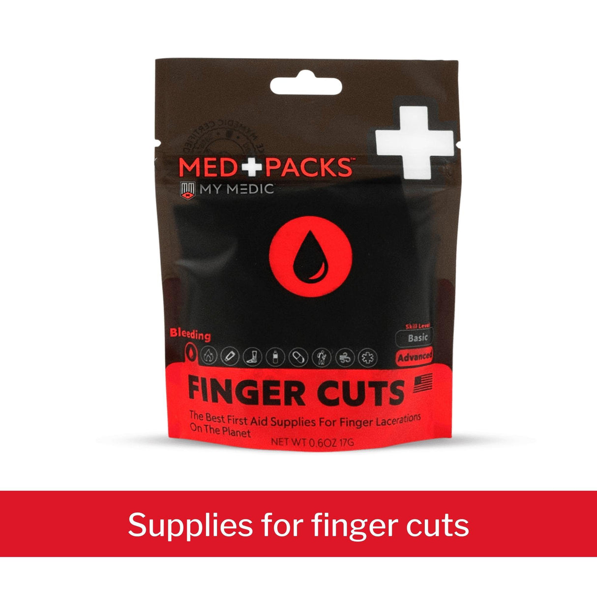 First Aid Kit My Medic MED PACKS FInger Cut Pouch