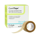 Waterproof Medical Tape ComfiTape Tan 2 Inch X 5 Yard Nonwoven / Silicone NonSterile
