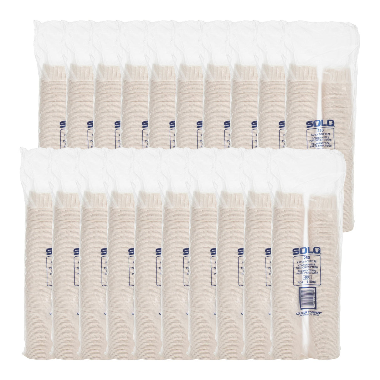 Souffle Cup Solo 4 oz. White Paper Disposable