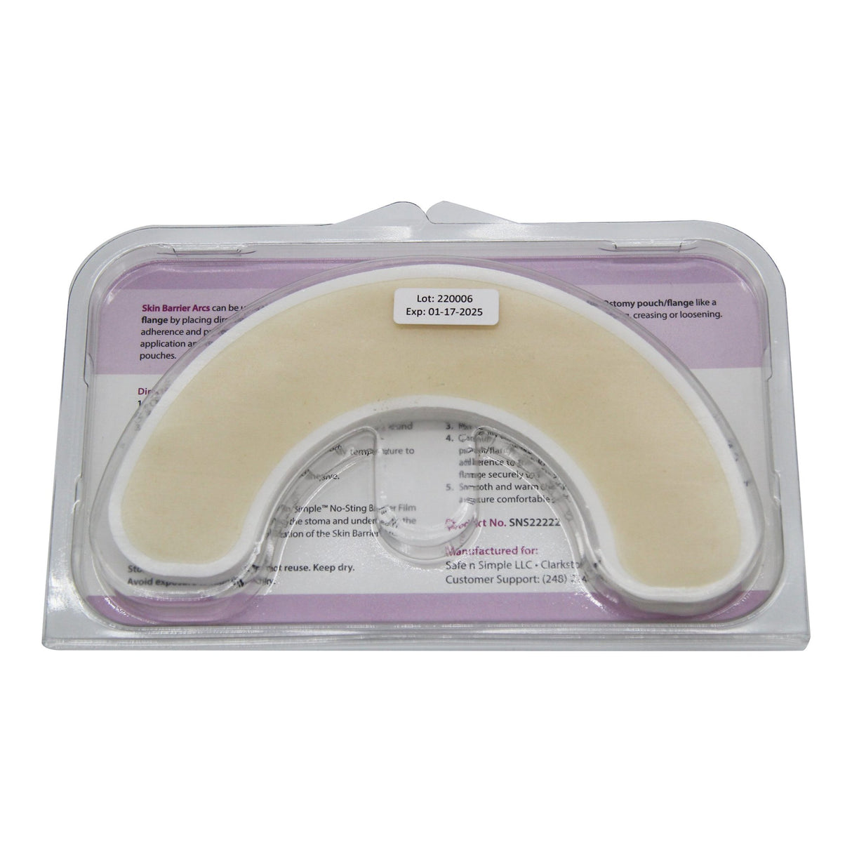 Skin Barrier Arc Safe-n'Simple