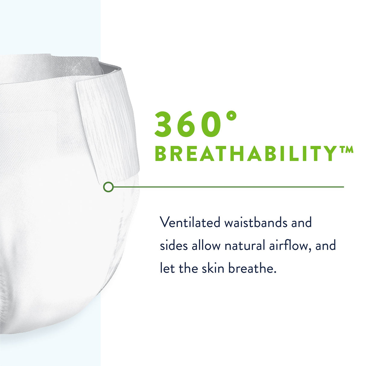Unisex Adult Incontinence Brief Prevail Per-Fit 360 Size 1 / Medium Disposable Heavy Absorbency