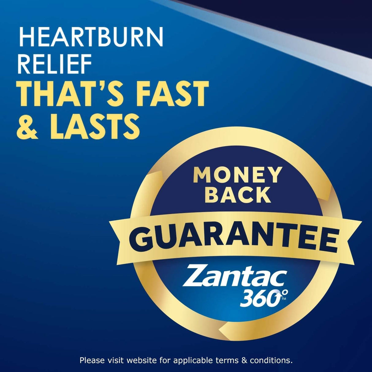 Antacid Zantac 360 Maximum Strength 20 mg Strength Tablet 50 per Bottle