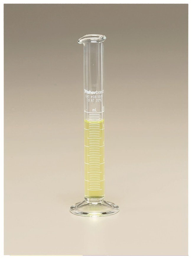 Graduated Cylinder Fisherbrand Borosilicate Glass 25 mL