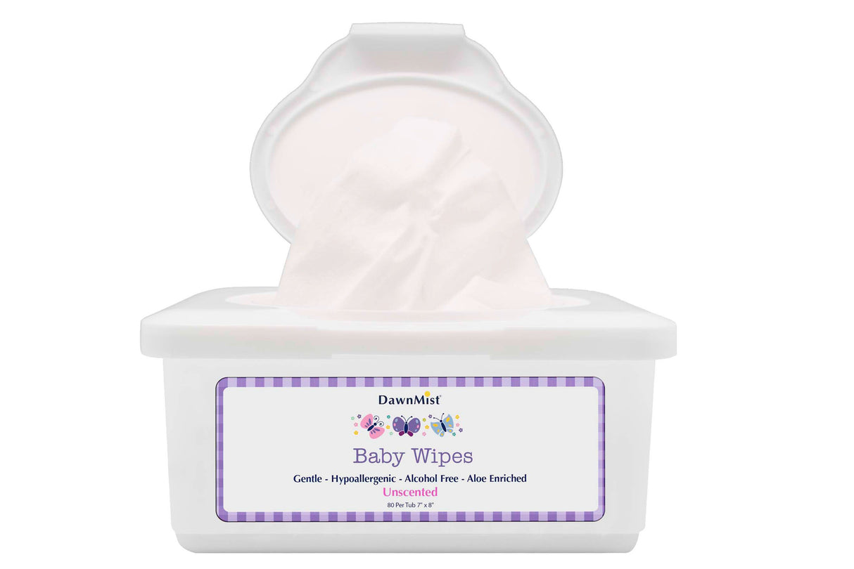 Baby Wipe DawnMist Tub Unscented 80 Count