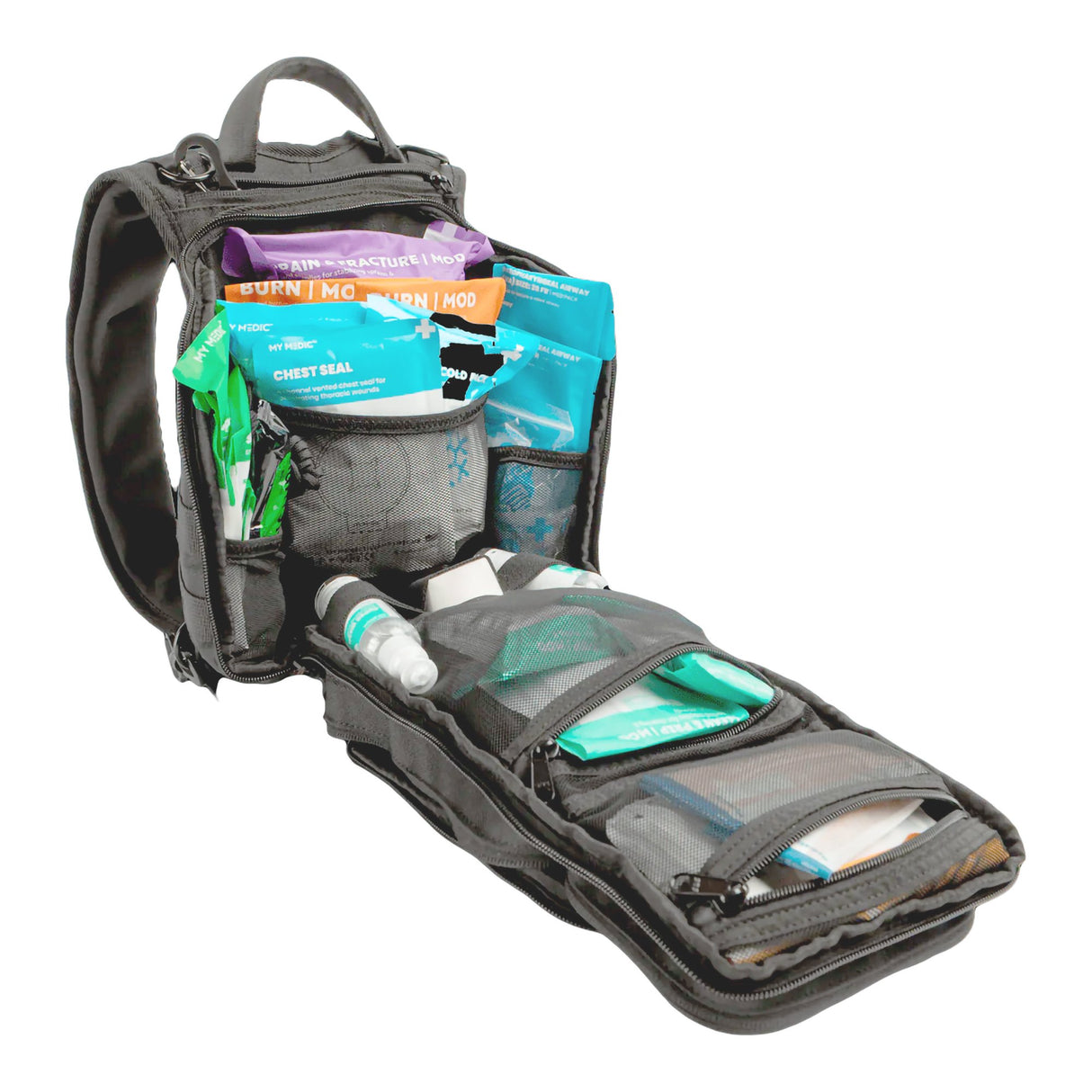 First Aid Kit My Medic The MEDIC Standard 10 Person Gray Standard Backpack
