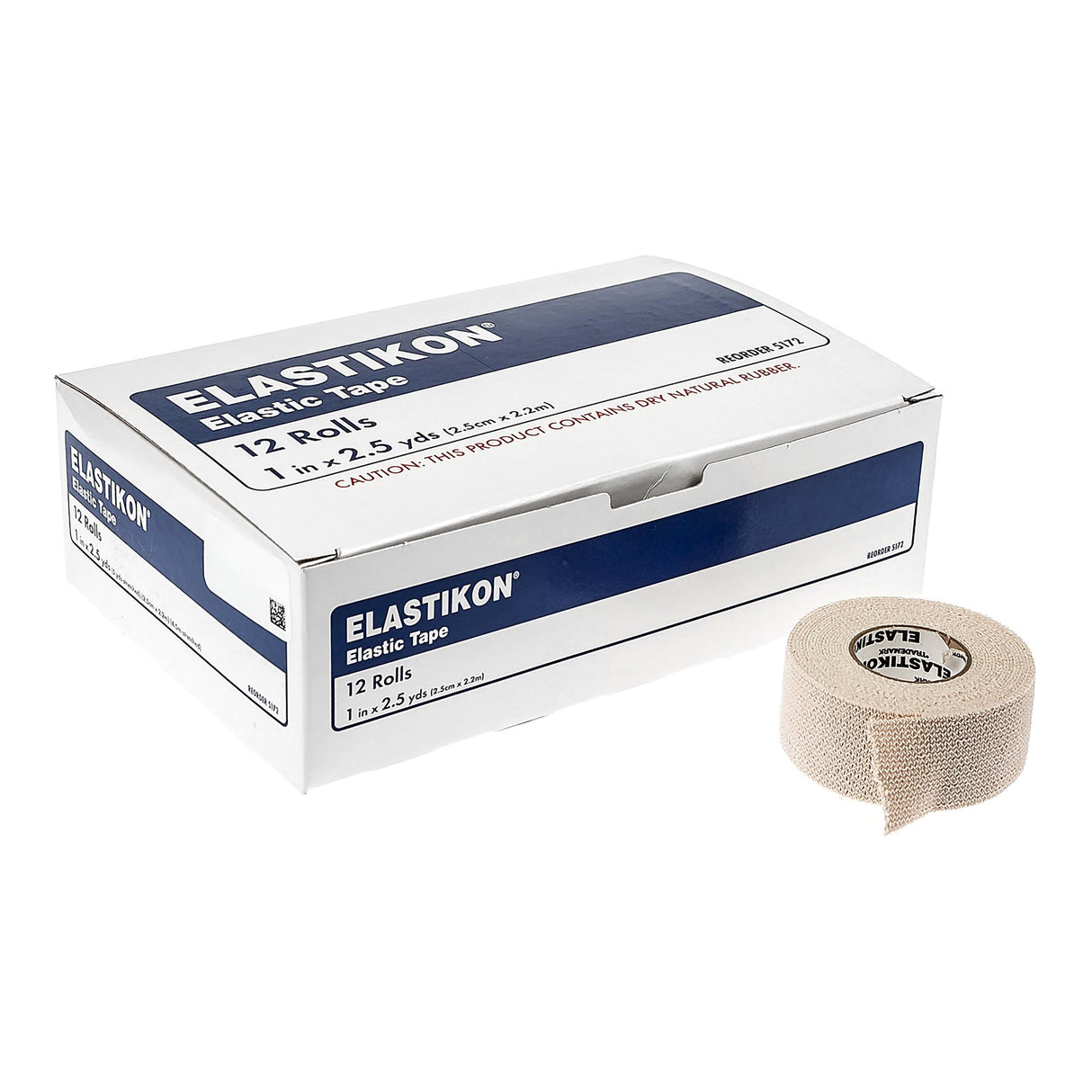 Elastic Tape Actimove Elastikon Tan 1 Inch X 2-1/2 Yard Cotton Elastic NonSterile