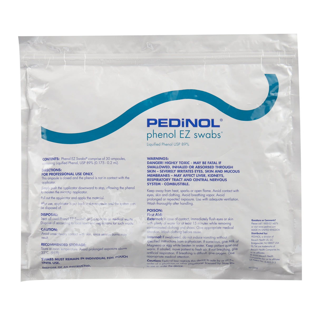 Phenol EZ Swab Phenol Liquid 89% Liquid 30 Swabs