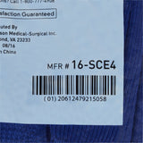 Slipper Socks McKesson Unisex Adult Bariatric / X-Wide Single Tread Single Patient Use Royal Blue