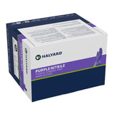 Exam Glove Purple Nitrile Medium Sterile Pair Nitrile Standard Cuff Length Textured Fingertips Purple Not Rated