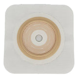 Ostomy Barrier Trim to Fit, Standard Wear Flexible Tape 57 mm Flange Red Code System Up to 1-3/4 Inch Opening 5 X 5 Inch