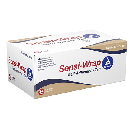 Cohesive Bandage Sensi-Wrap 3 Inch X 5 Yard Self-Adherent Closure Tan NonSterile Standard Compression