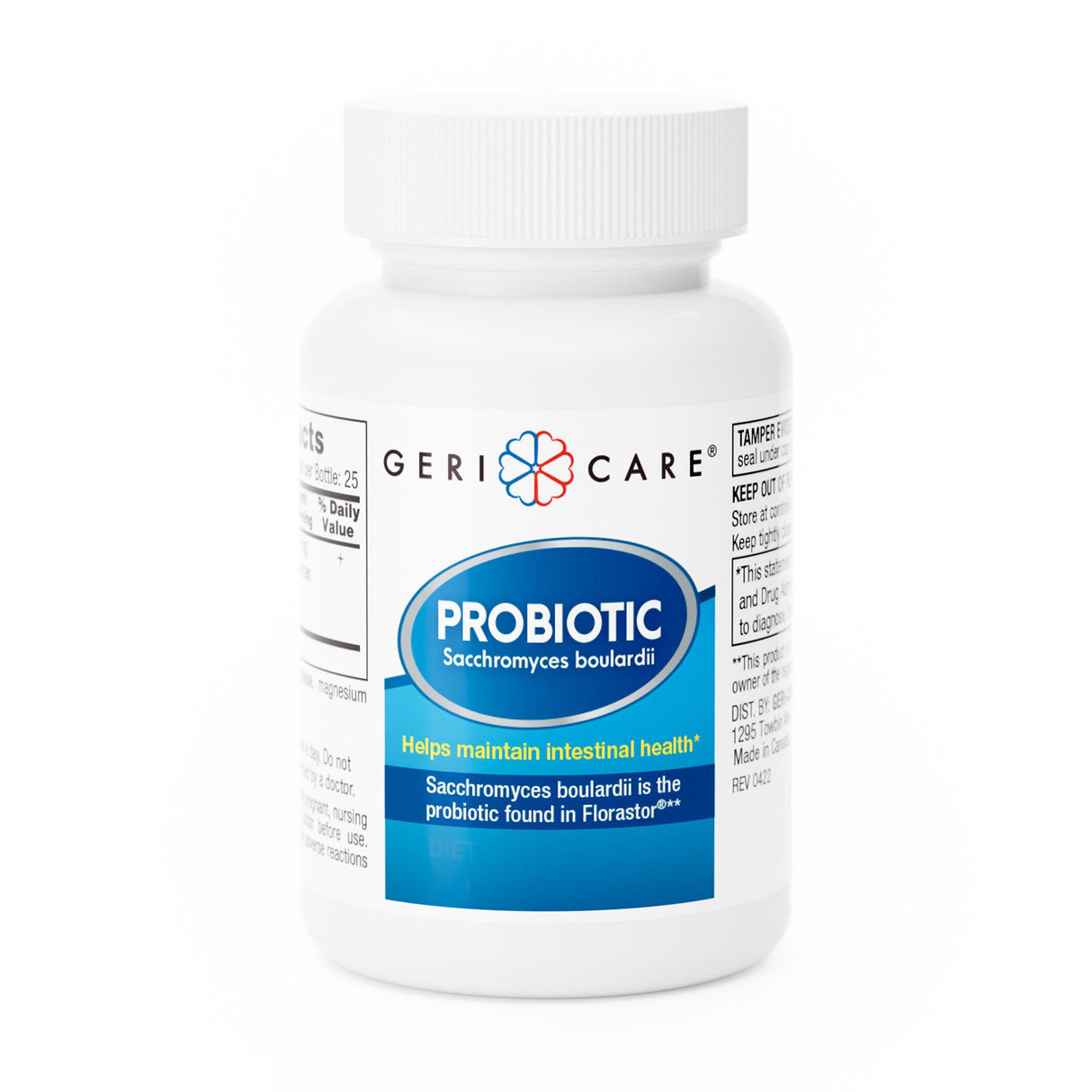 Probiotic Dietary Supplement Geri-Care 50 per Bottle Capsule