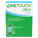 Blood Glucose Test Strips OneTouch Ultra Blue 50 Strips per Pack
