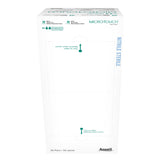 Exam Glove Micro-Touch Medium Sterile Pair Nitrile Extended Cuff Length Textured Fingertips Blue Chemo Tested