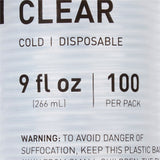 Drinking Cup McKesson 9 oz. Clear Polypropylene Disposable