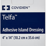 Island Dressing Telfa 4 X 14 Inch Rectangle Sterile