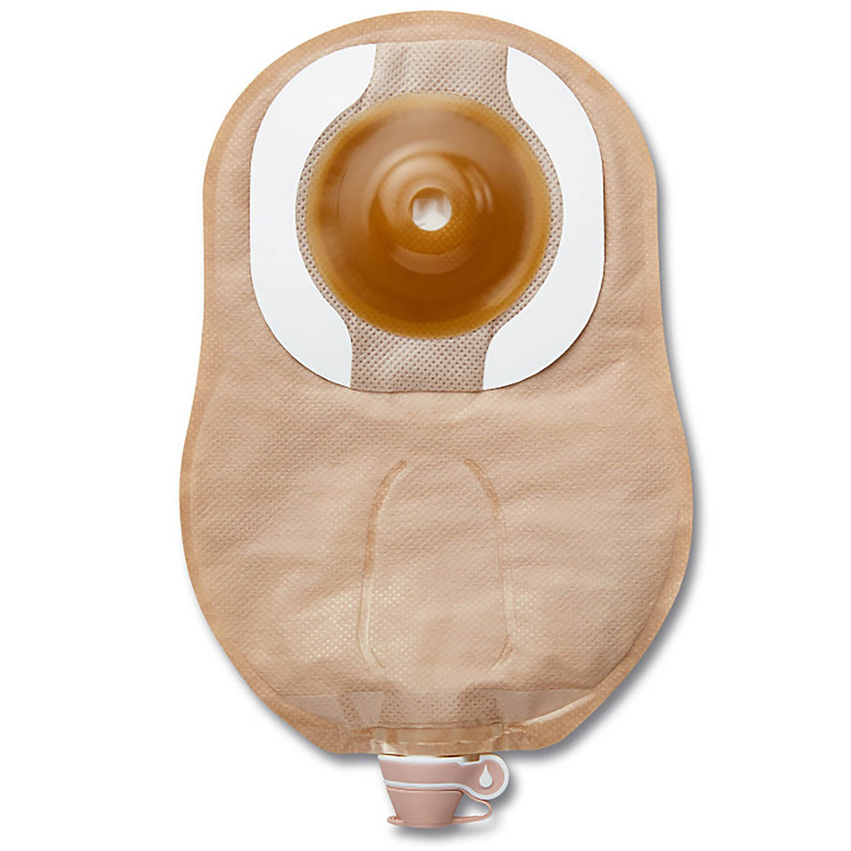 Urostomy Pouch Premier One-Piece System 9 Inch Length Convex, Pre-Cut 1-1/8 Inch Stoma Drainable