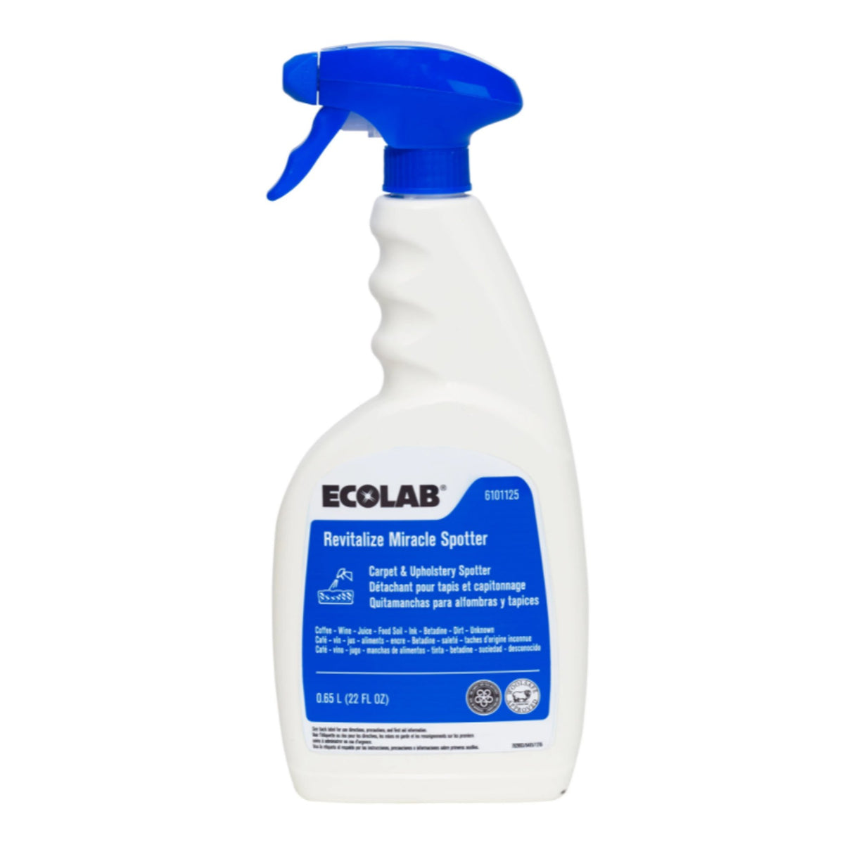 Carpet Stain Remover Revitalize Miracle Spotter Liquid 22 oz. Pump Bottle Mild Scent