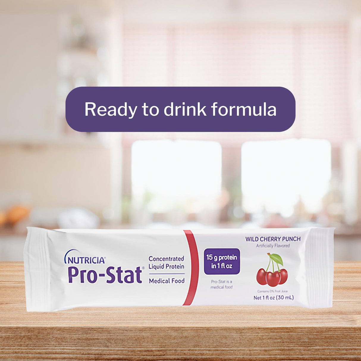 Oral Supplement Pro-Stat Wild Cherry Punch Flavor Liquid 1 oz. Individual Packet