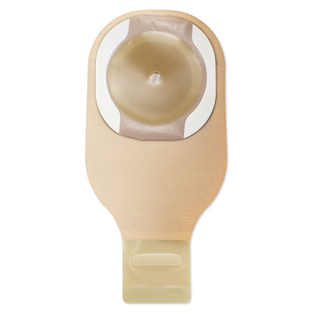 Ostomy Pouch Premier One-Piece System 12 Inch Length Flat, Pre-Cut 1-9/16 Inch Stoma Drainable
