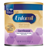 Infant Formula Enfamil Gentlease Unflavored 12.4 oz. Can Powder Milk-Based Fussiness / Gas / Crying