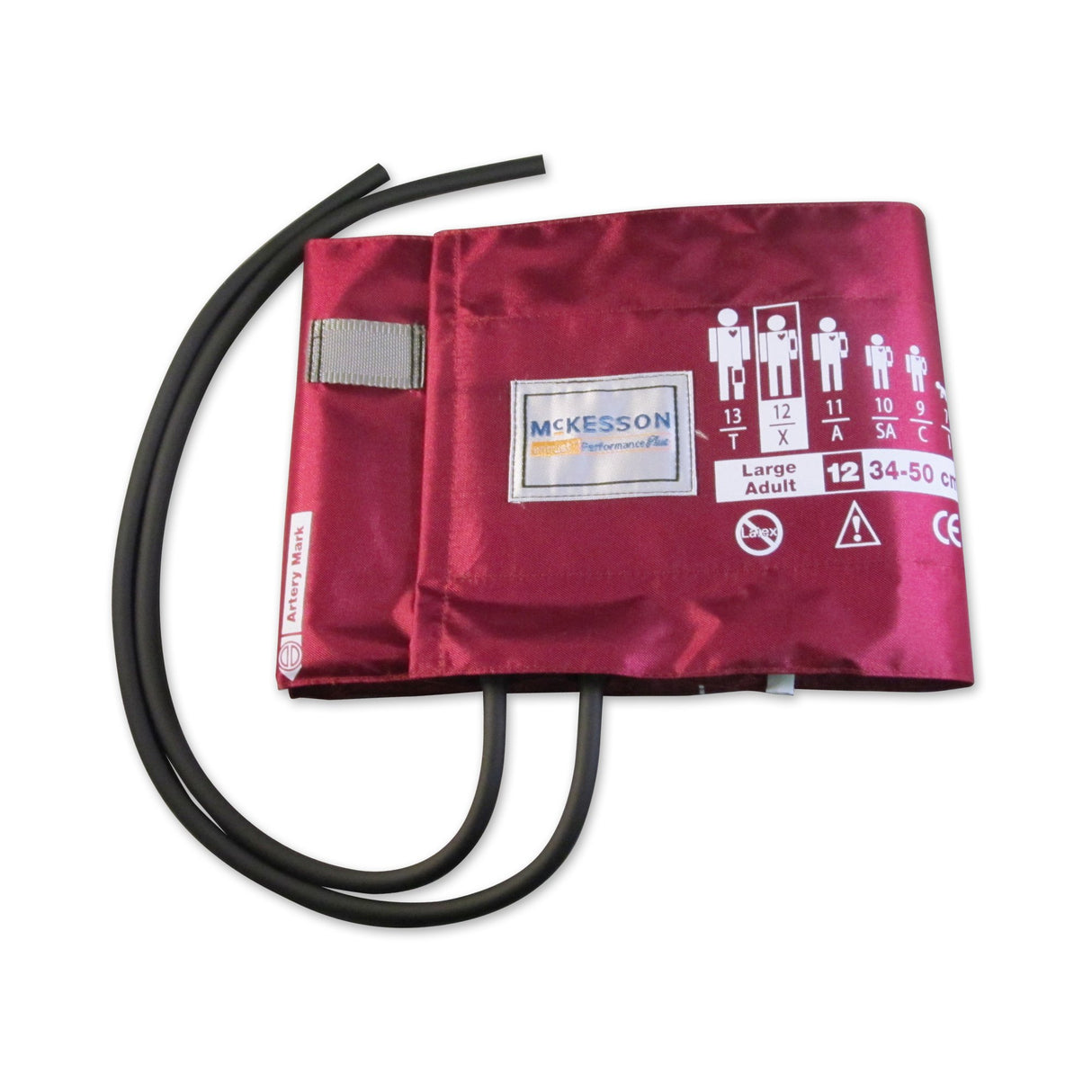 Reusable Blood Pressure Cuff McKesson LUMEON 34 to 50 cm Arm Nylon Cuff Large Adult Cuff