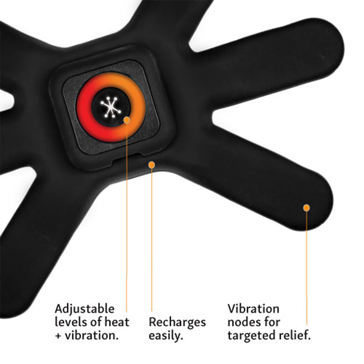 Heat + Vibration Therapy Wrap Intellinetix Arm / Leg / Lumbar One Size Fits Most