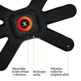 Heat + Vibration Therapy Wrap Intellinetix Arm / Leg / Lumbar One Size Fits Most