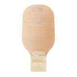 Ostomy Pouch Premier One-Piece System 12 Inch Length Flat, Pre-Cut 1-3/16 Inch Stoma Drainable