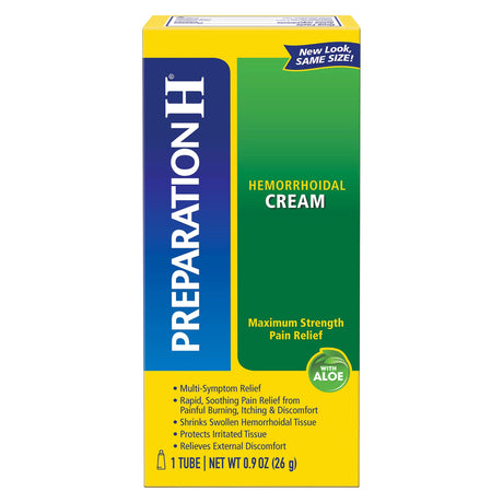Hemorrhoid Relief Preparation H Cream 0.9 oz.