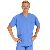 Madison AVE Unisex Stretch Scrub Tops with 3 Pockets