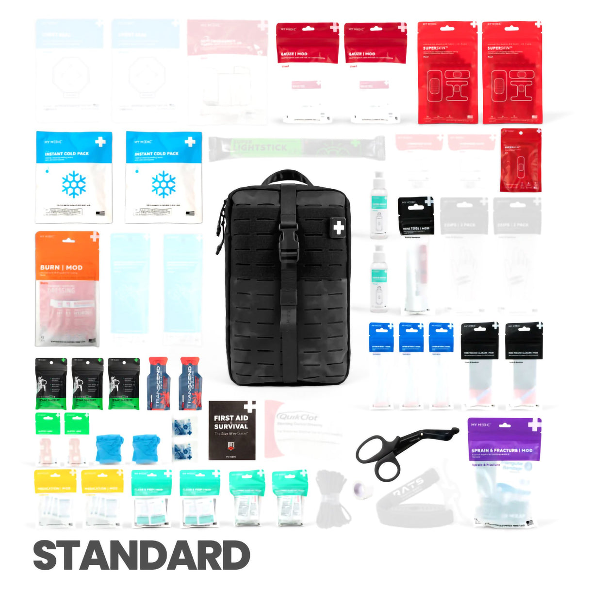 First Aid Kit My Medic MYFAK Standard Black Nylon Bag